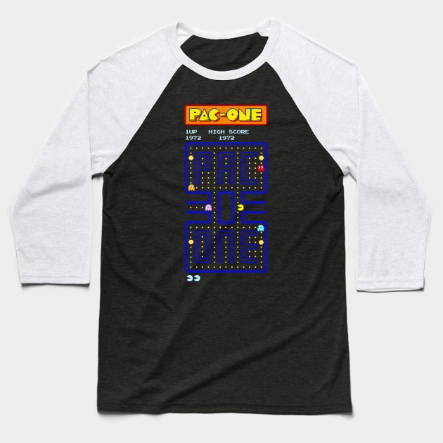 PAC ONE MAN Baseball T-Shirt by trev4000